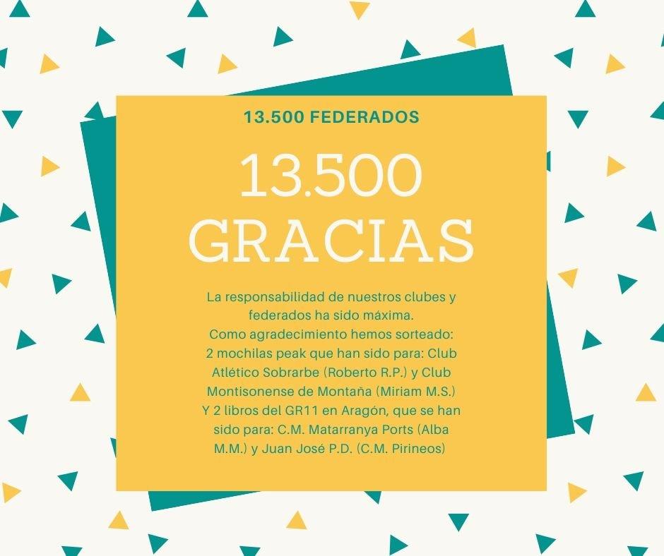 13.500 FEDERADOS