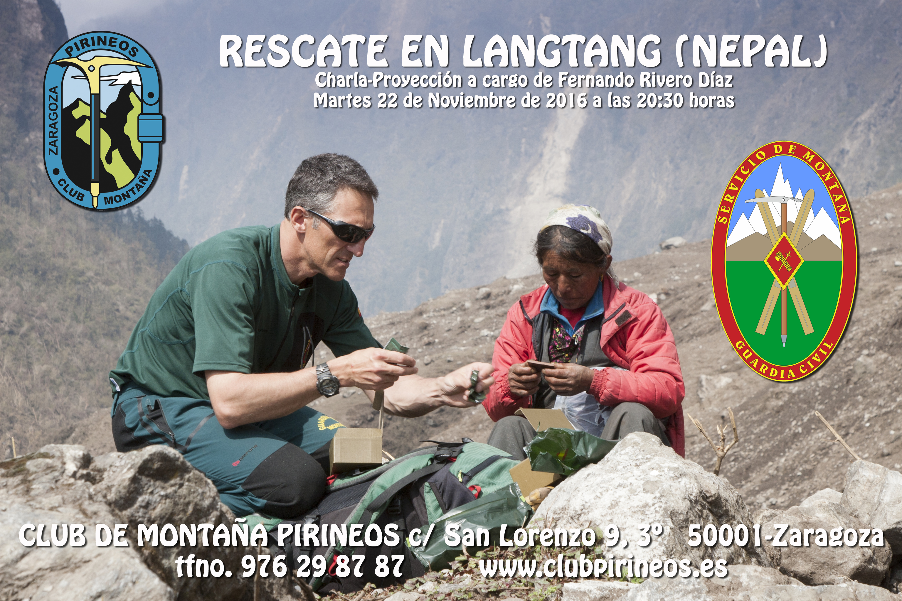 CARTEL CLUB DE MONTAÑA PIRINEOS