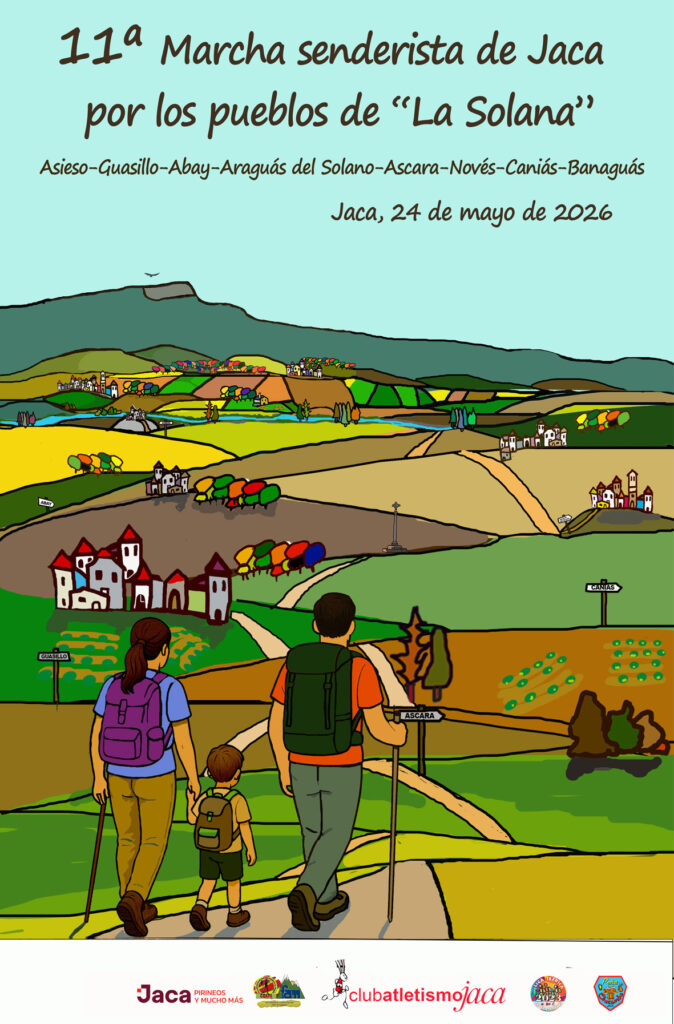 MARCHA SENDERISTA JACA PUEBLOS DE LA SOLANA