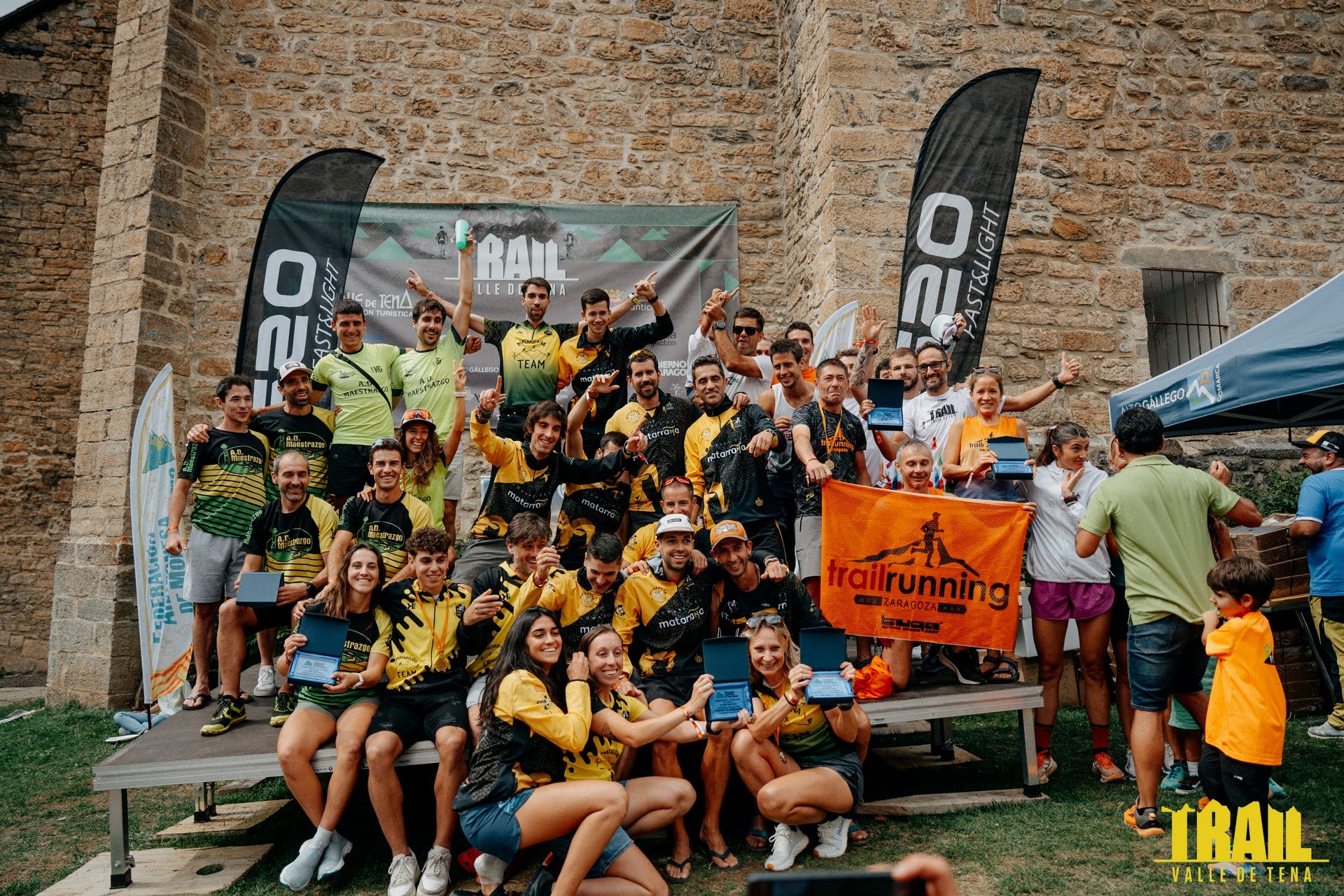 Trofeos 45 Trail Valle de Tena 2025. Foto de Toño Miranda
