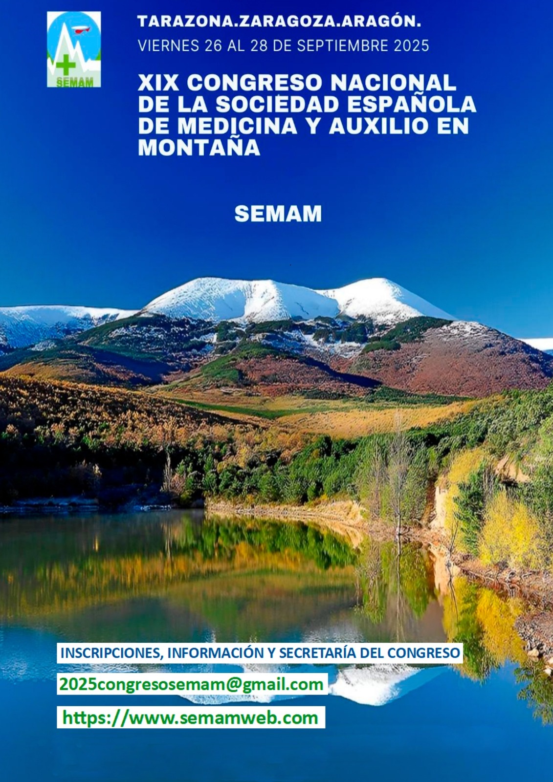 XIX CONGRESO DE LA SOCIEDAD DE MEDICINA Y RESCATE DE MONTAÑA SEMAN
