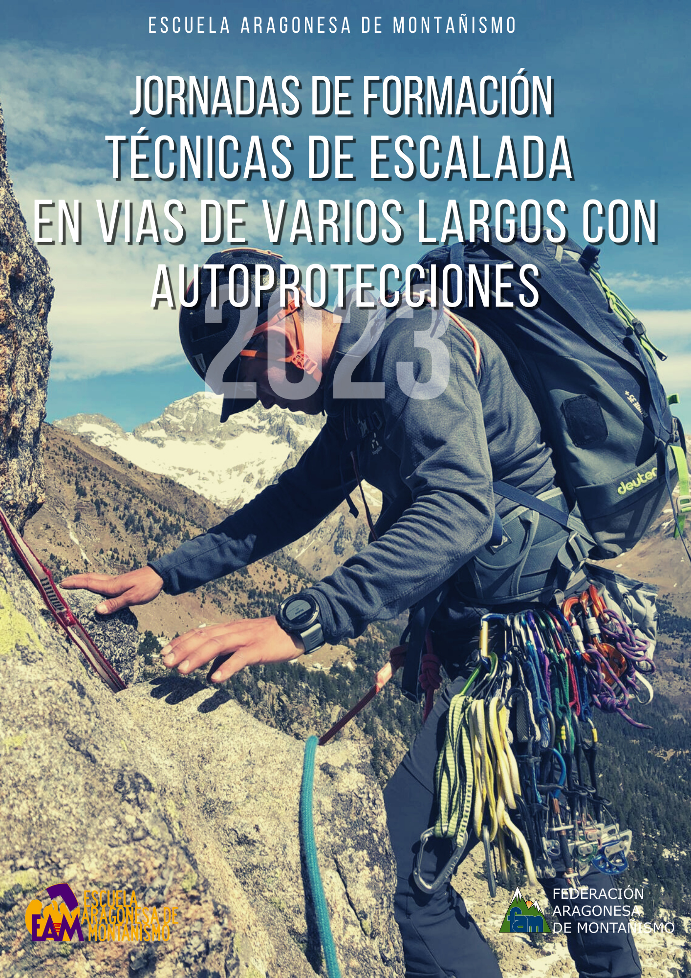 escalada varios largos autoprotección