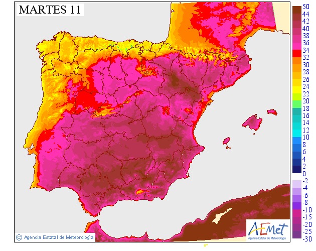 mapa calor