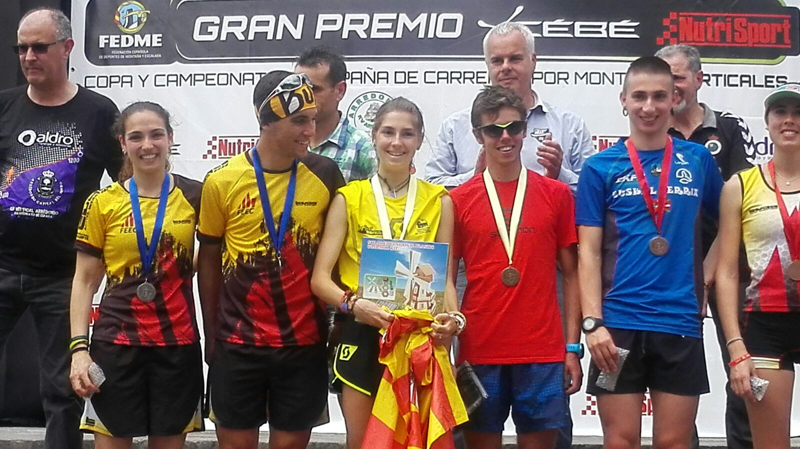 podium yaiza arredondo
