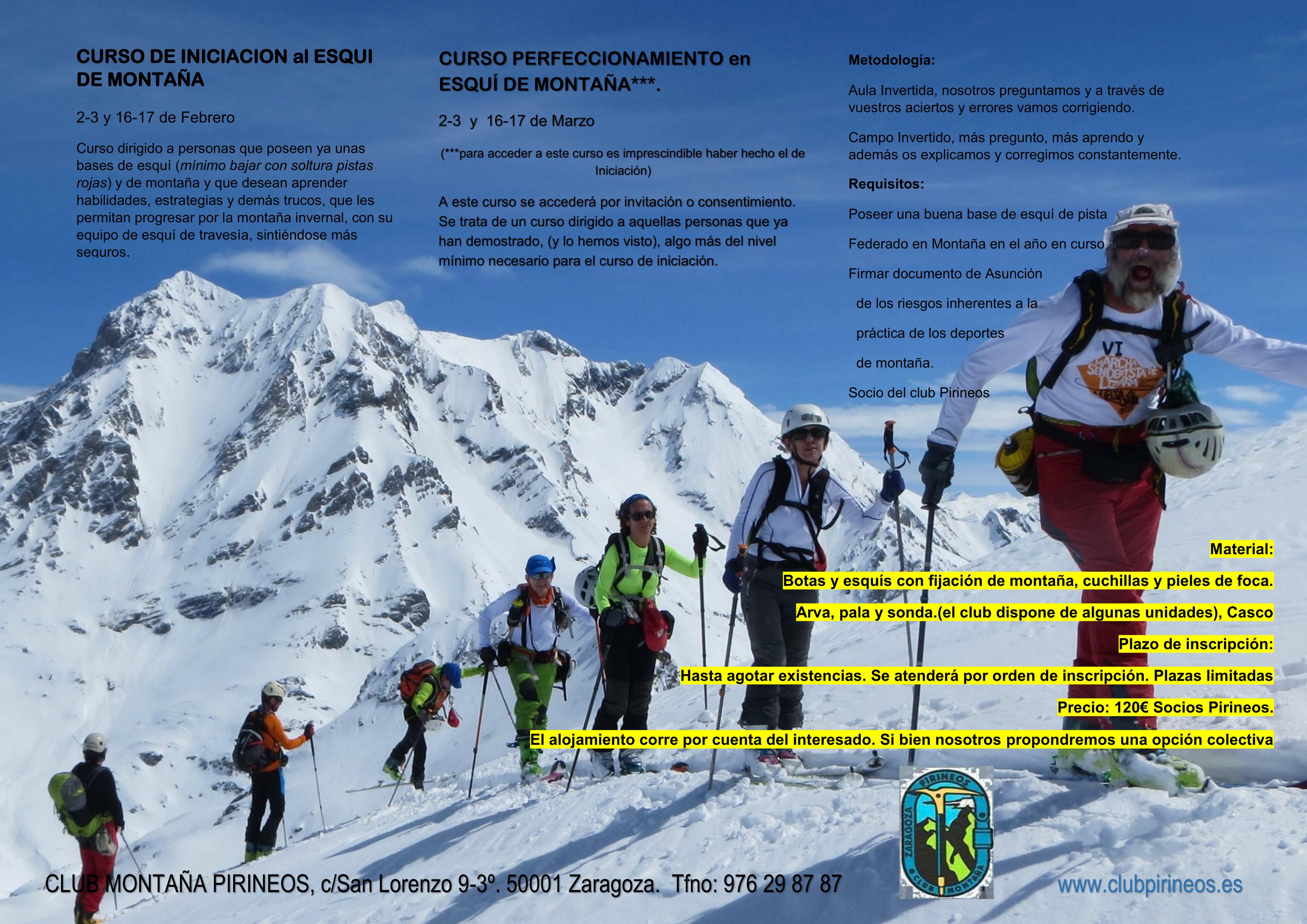 Esqui montaña Pirineos