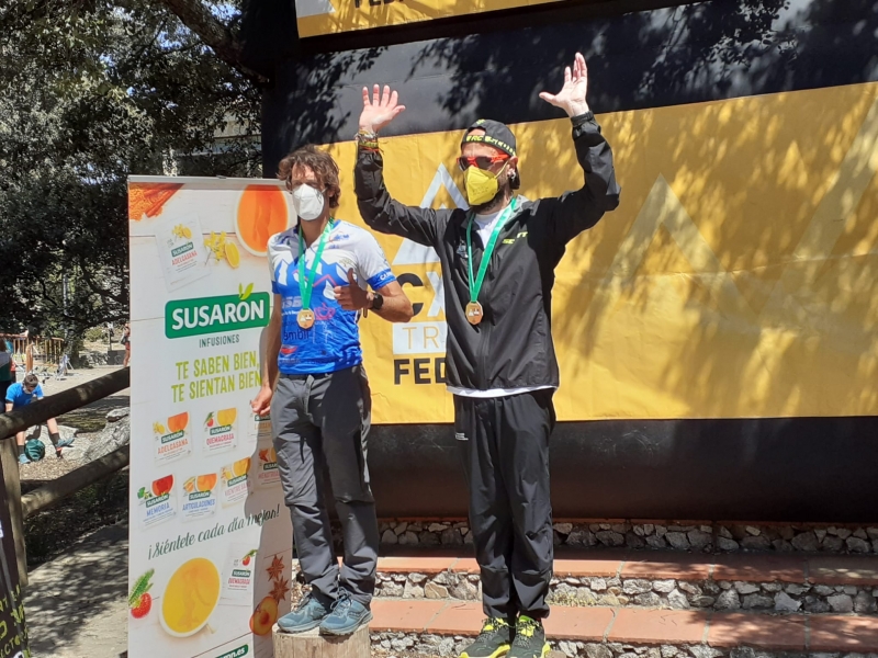 Carlos Cipres oro en Veteranos A