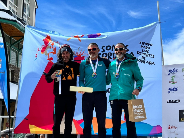 Luis Royo derecha bronce en sprint individual y vertical M50