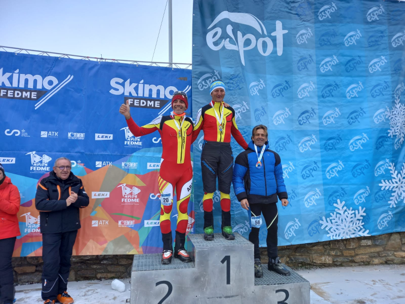 Óscar Díez y Miguel Royo primero y segundo en la prueba de Vertical