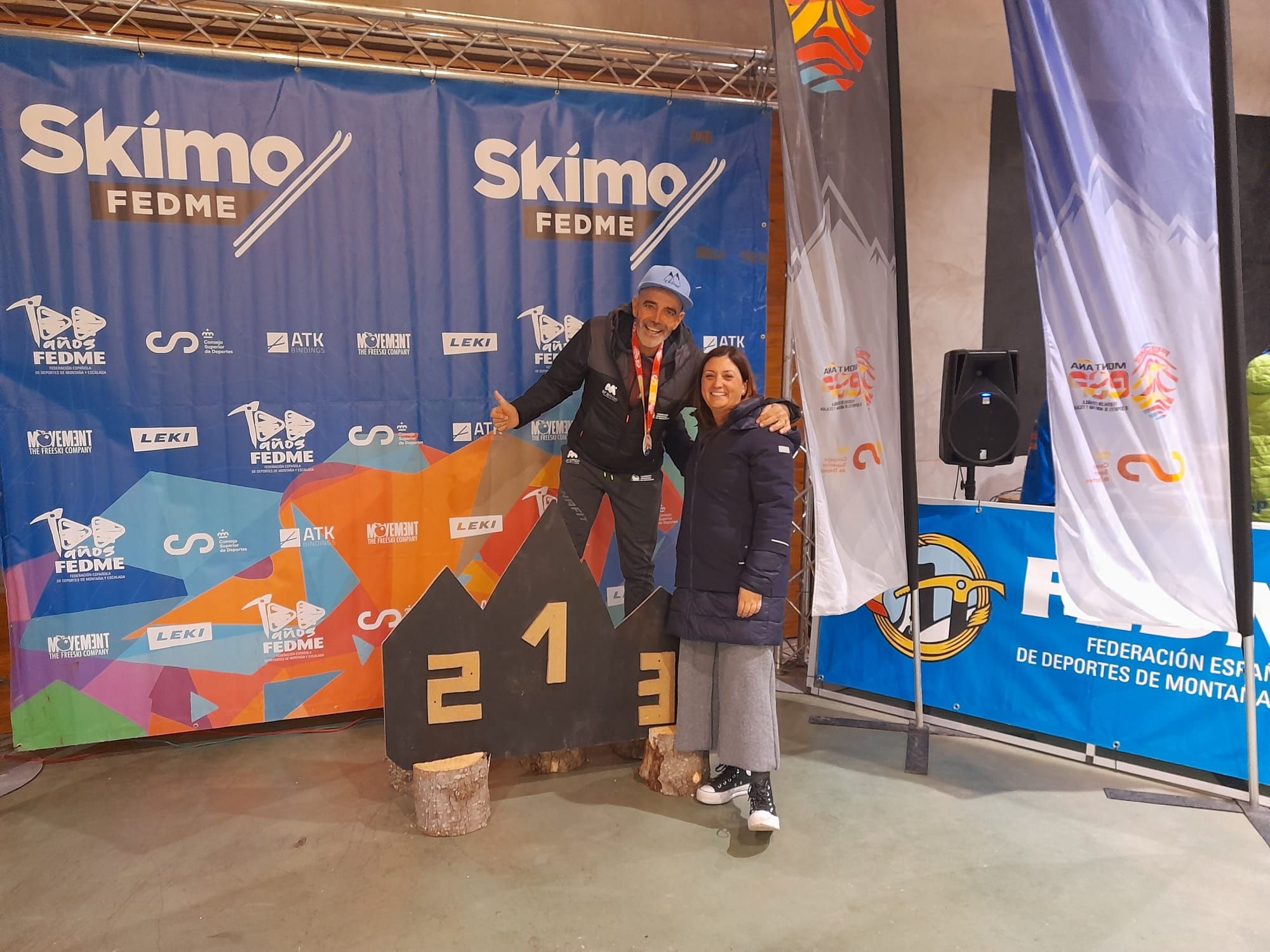 Podio Luis Royo en sprint
