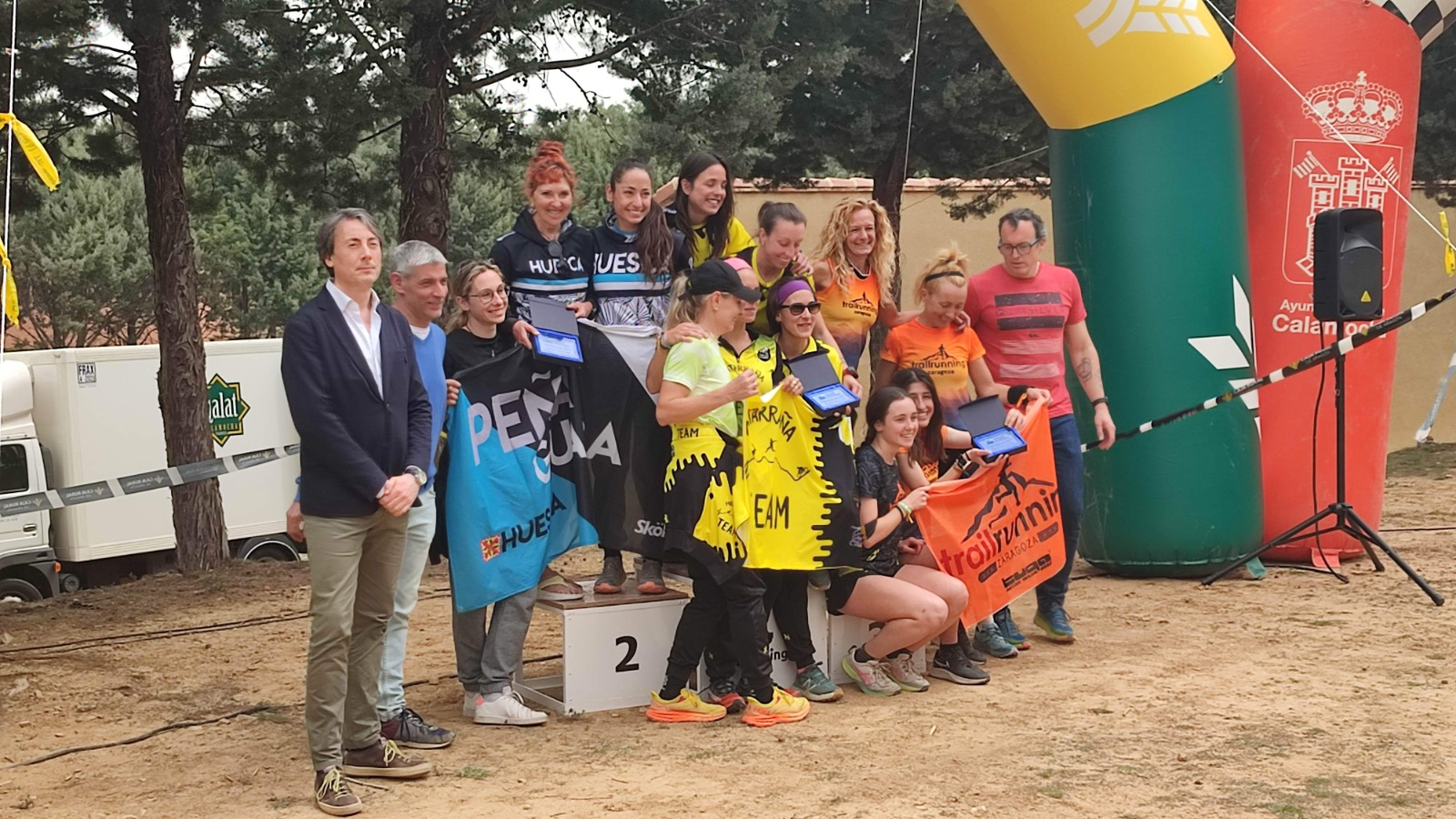 Podio campeonato clubes femenino