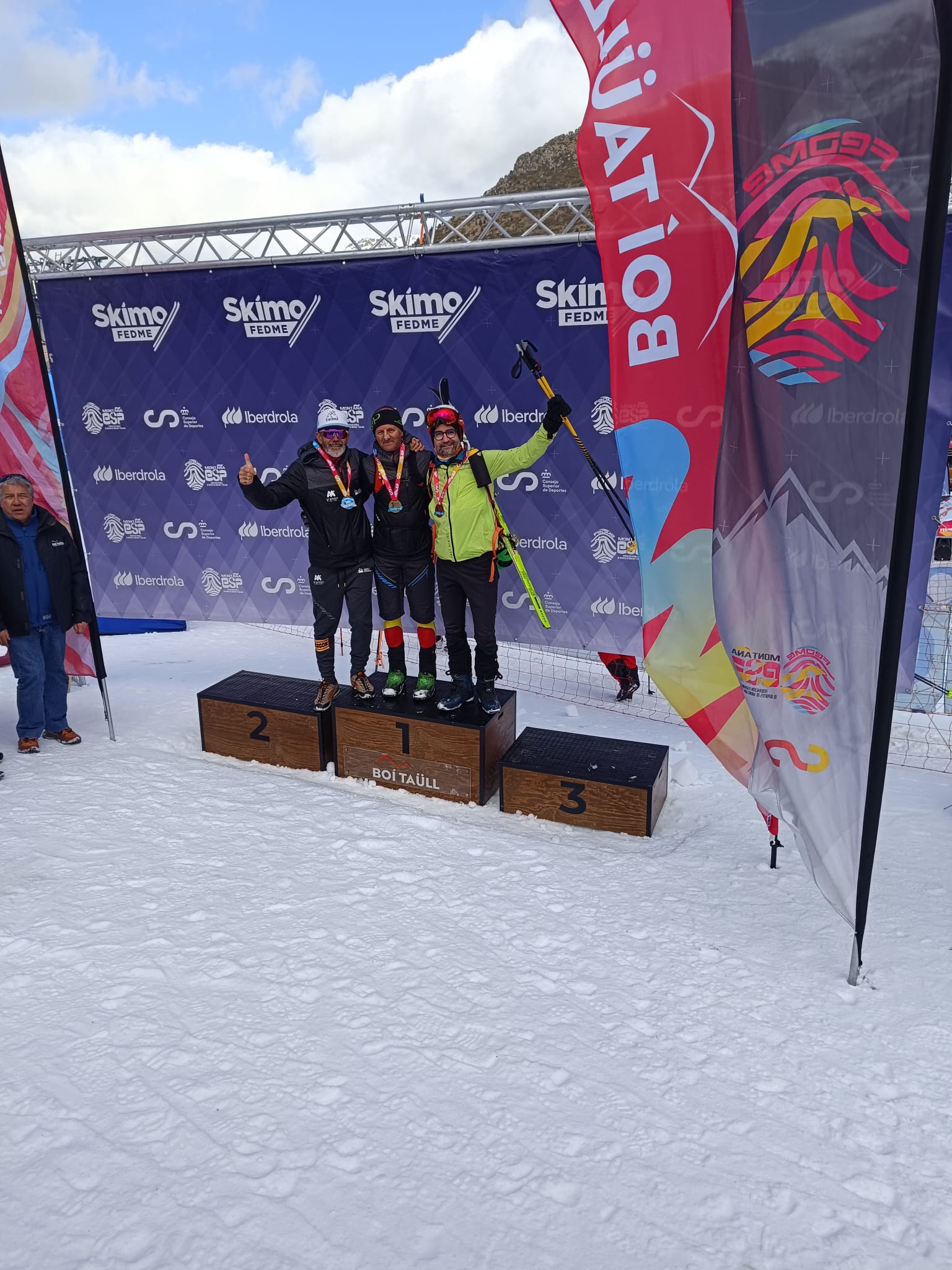 Campeonato de Sprint. Oscar Díez y Luis Royo primero y segundo en M55