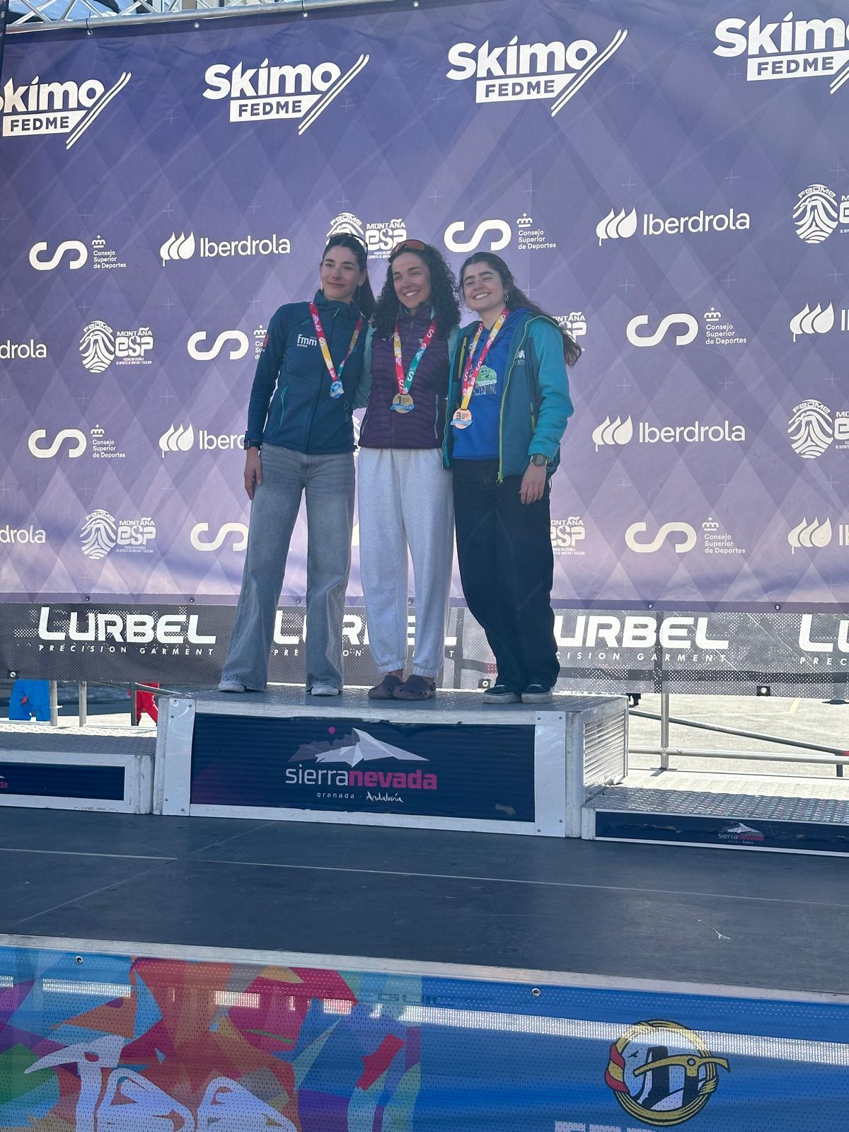 Mara Sahagún podio en el Campeonato Individual