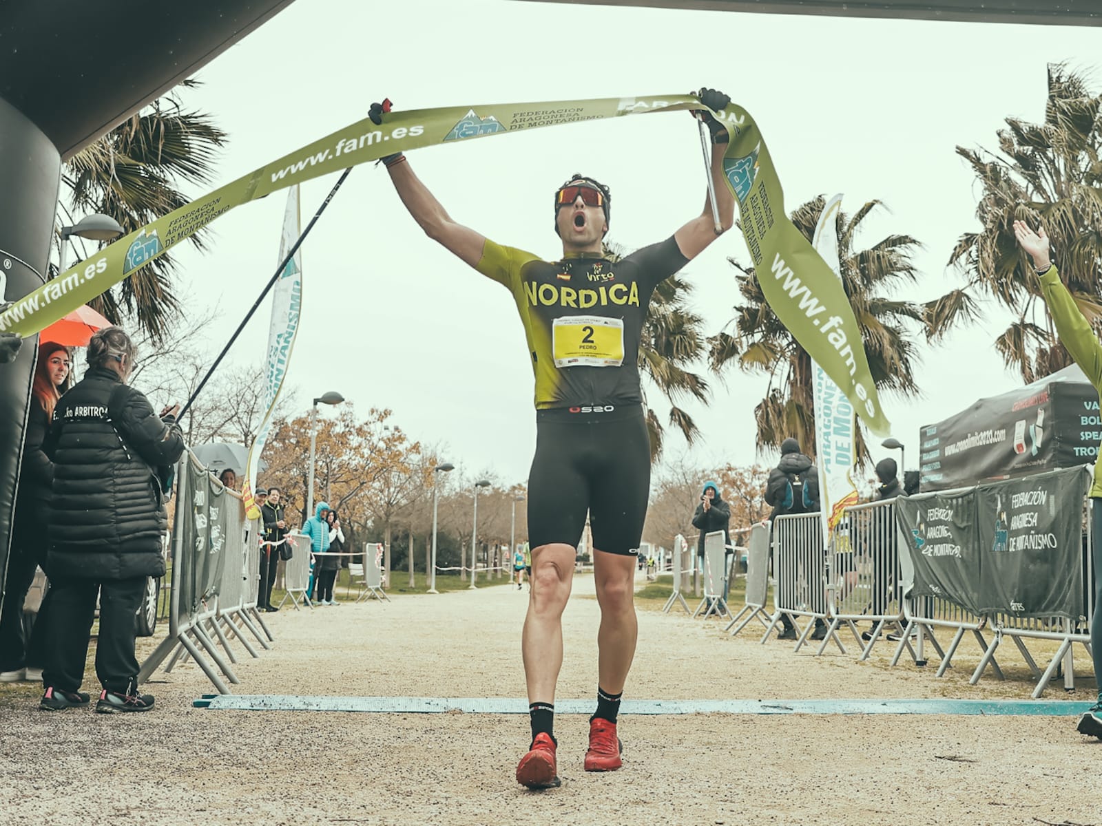 Pedro Romero ganador absoluto I Trofeo de Marcha Nórdica Ciudad de Utebo