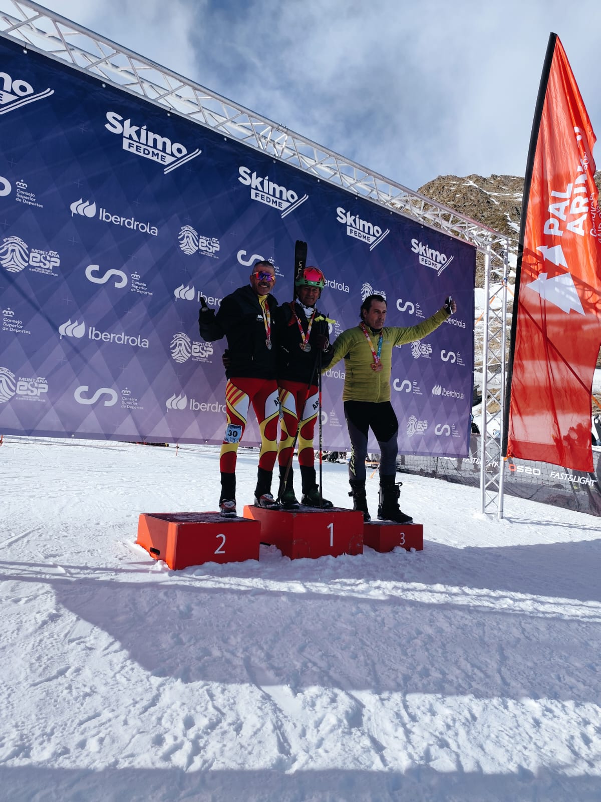 Pleno aragonés en el Podium M55