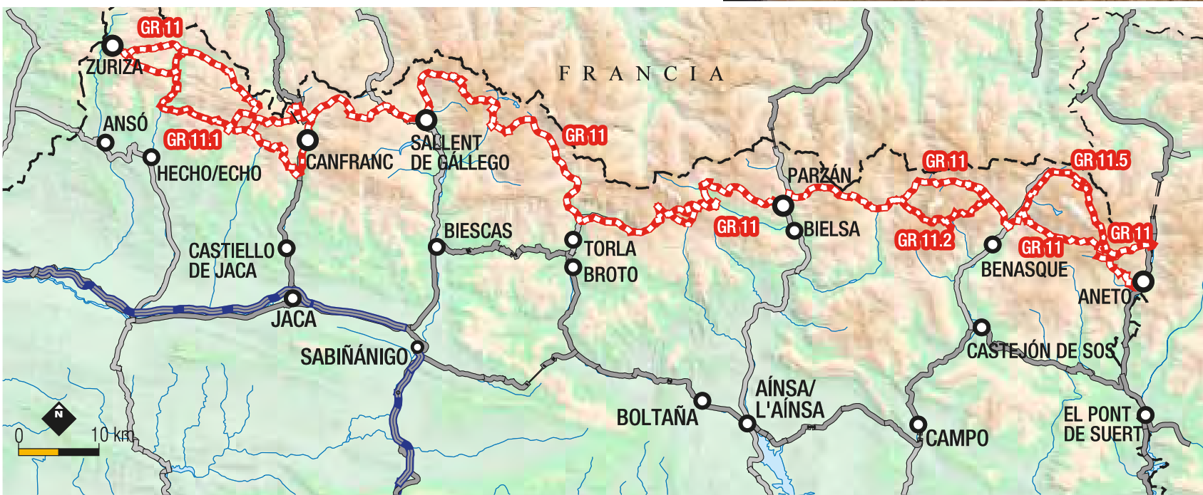 Trazado del GR 11