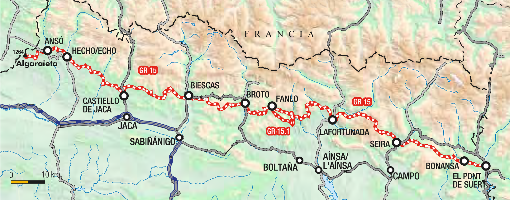 Trazado del GR 15