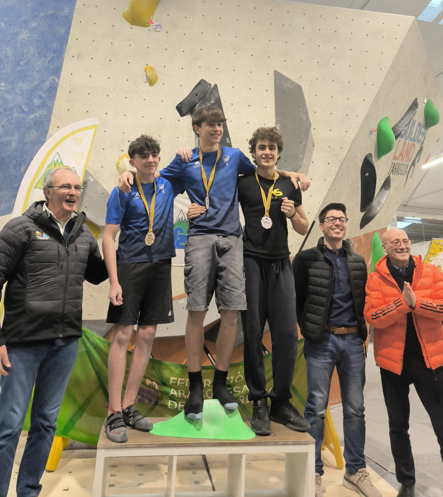 CAEB Podio sub17 masculino