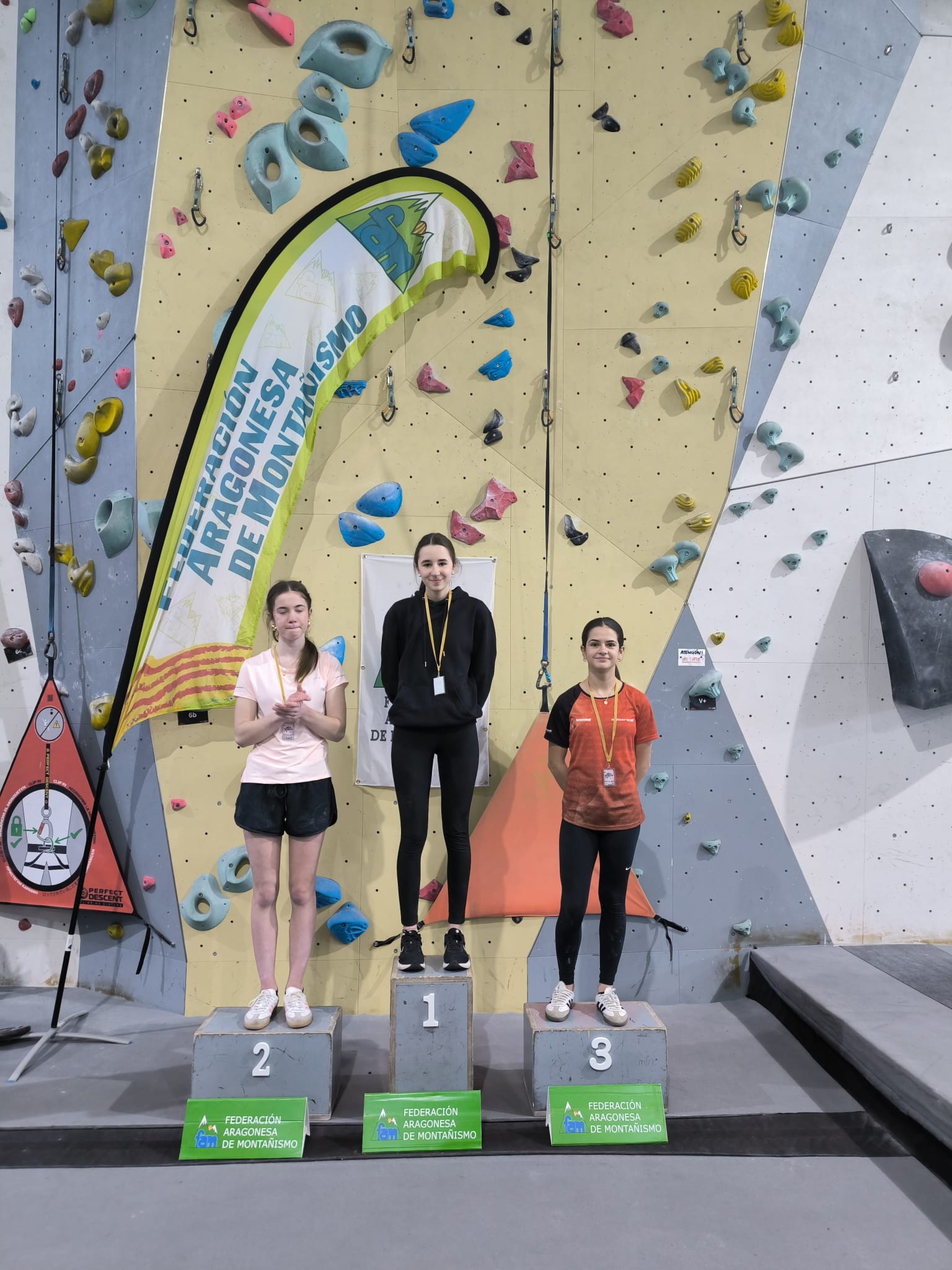 Podio sub 17 femenino